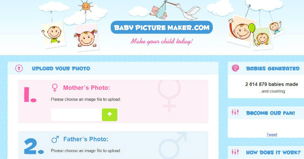 Baby picture maker