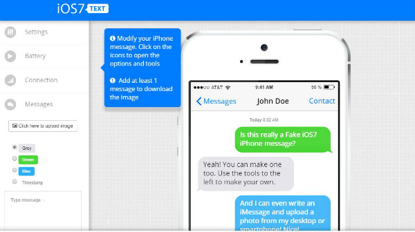 fake text message creator