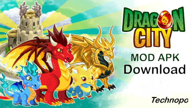 dragon city mod apk unlimited gems and money and food download