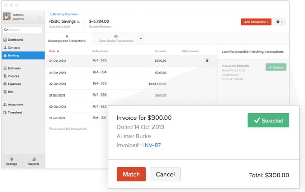 Zoho Invoice