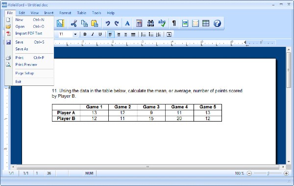 AbleWord PDF Editor