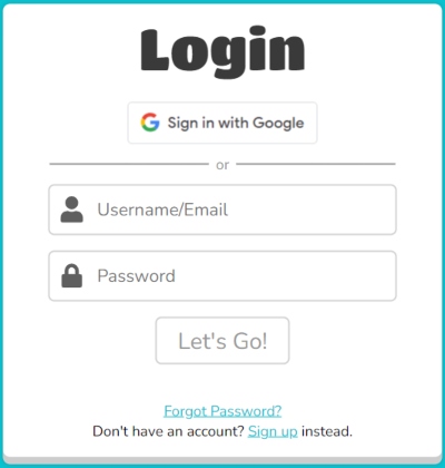 Blooket Login Page